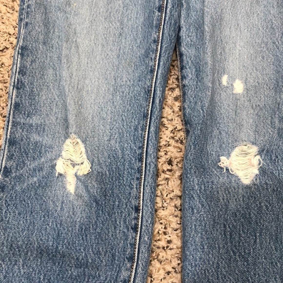 Levi’s Wedgie Jeans Size 24 Distressed Blue Denim High Waist - Picture 5 of 13